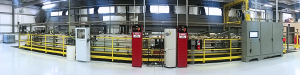 Picture of L500 in a factory - online process chemistry analyzer controller by Liquid Analysis Systems, Inc.